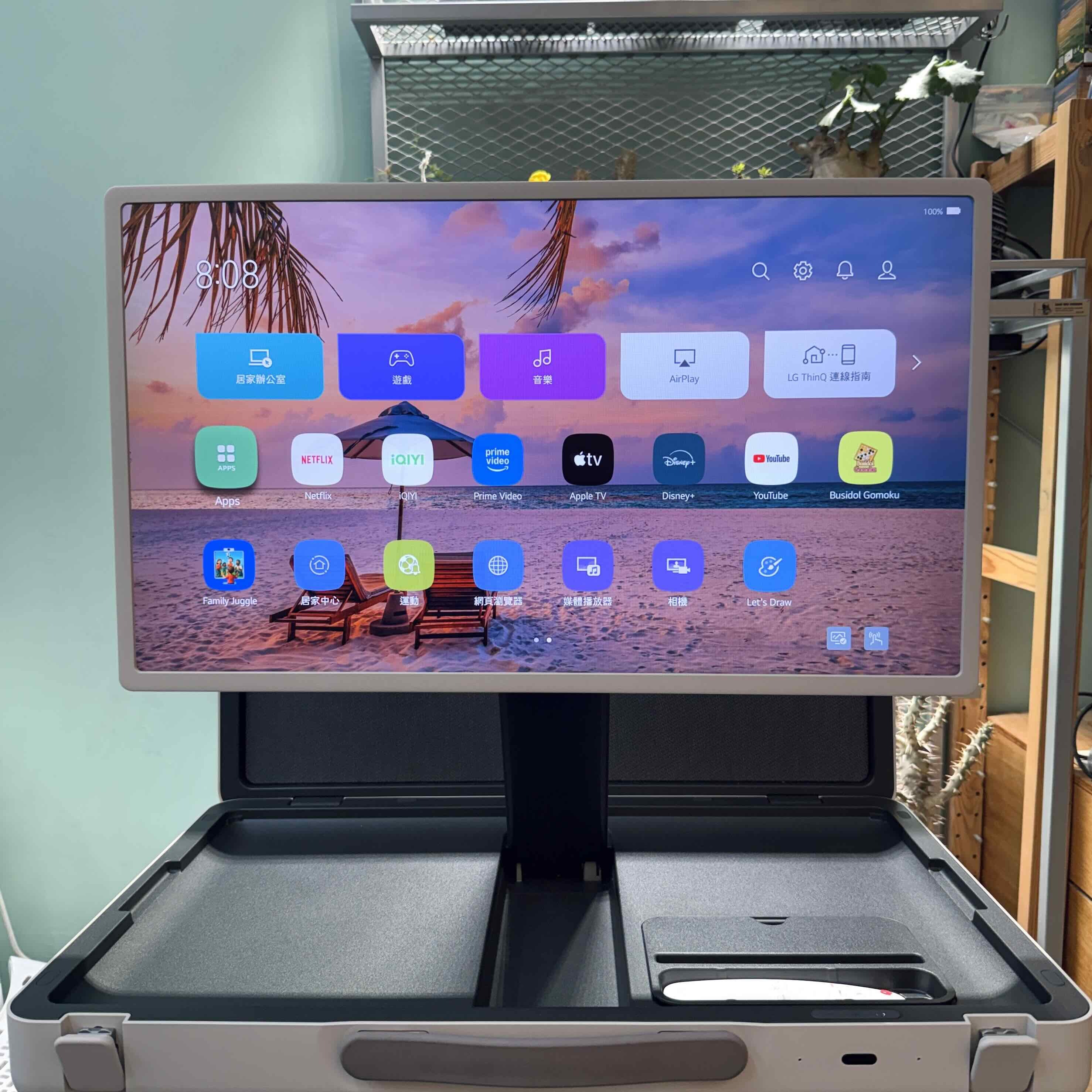 【二手】LG 樂金 二手良品 27型 StanbyME Go 閨蜜機 樂Go版 無線可攜式觸控螢幕