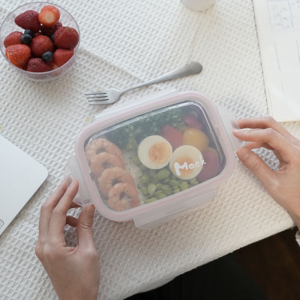 雙層抗菌可微波不鏽鋼餐盒四件組∣Moek X Jesper