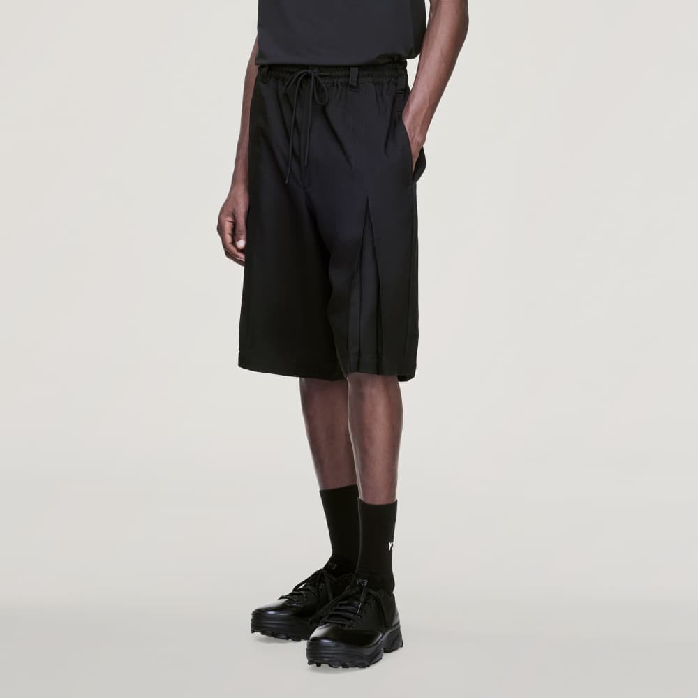 【 Y-3 M SUPLT SHORTS 寬鬆運動短褲 - 黑 】