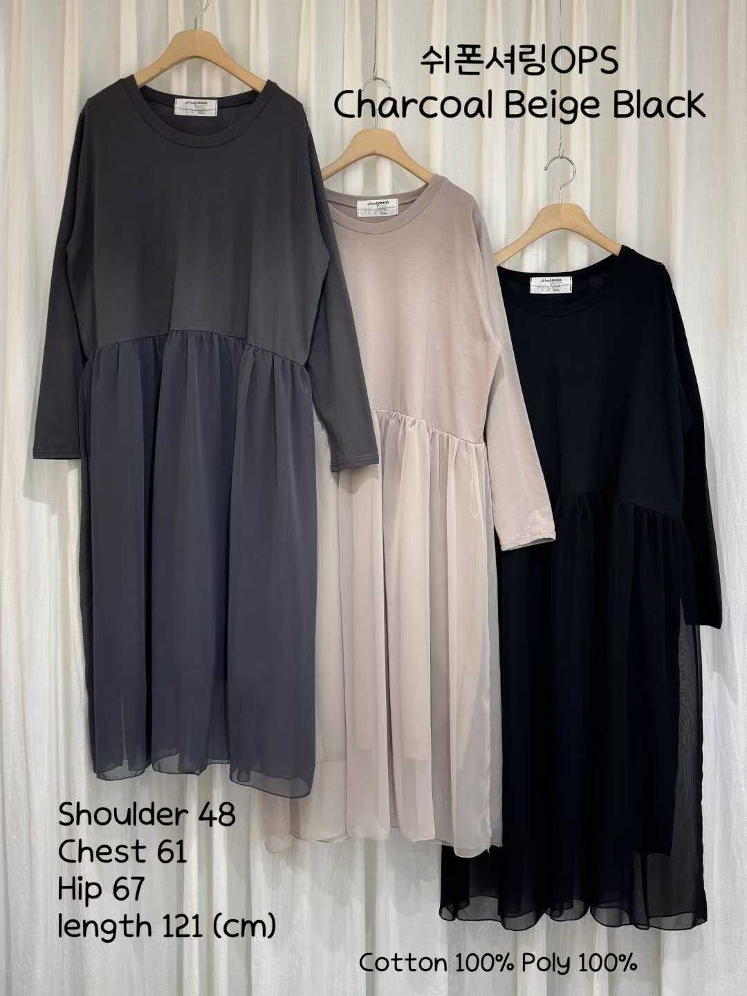 CI5429 壓褶腰線圓領連身裙 *特價* (優惠碼同充值購物金不適用)