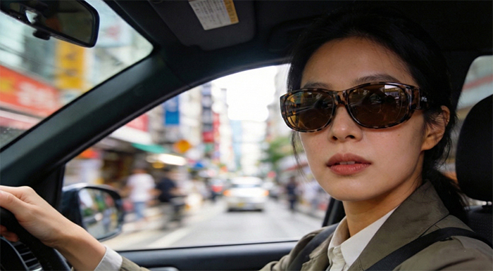 MOLA摩拉偏光太陽眼鏡3620Wsag 模特配戴圖