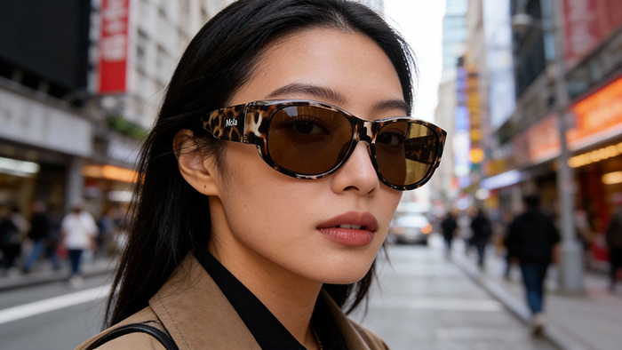 MOLA 摩拉 偏光太陽眼鏡 套鏡 3620WSAB 近視可戴 抗UV400 豹紋款 茶色片 台灣製 外掛式墨鏡 駕駛眼鏡