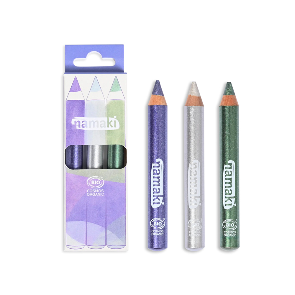 namaki 兒童亮粉彩繪筆組-夢幻星願