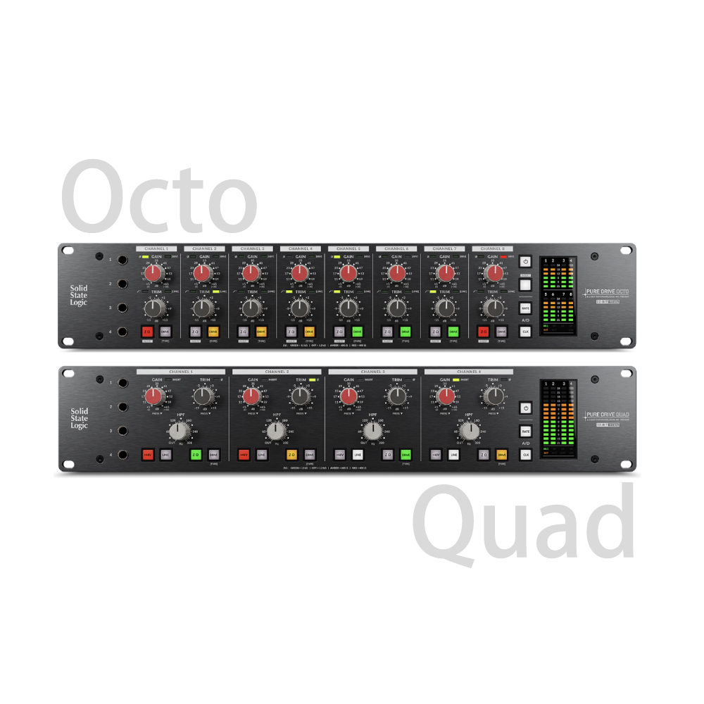 Solid State Logic Solid State Logic / Pure Drive系列 麥克風前級(Octo / Quad) — 三峽麥克風