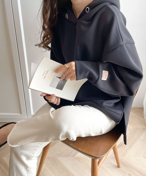 本週限時接單!! 日本🇯🇵連線 JAVA 絲滑光澤前口袋超寬鬆連帽衫 帽T 寬鬆 連帽衫 光澤感 標誌刺繡 連帽大學T 套頭衫 長袖 4色(任買兩件711免運)/預購