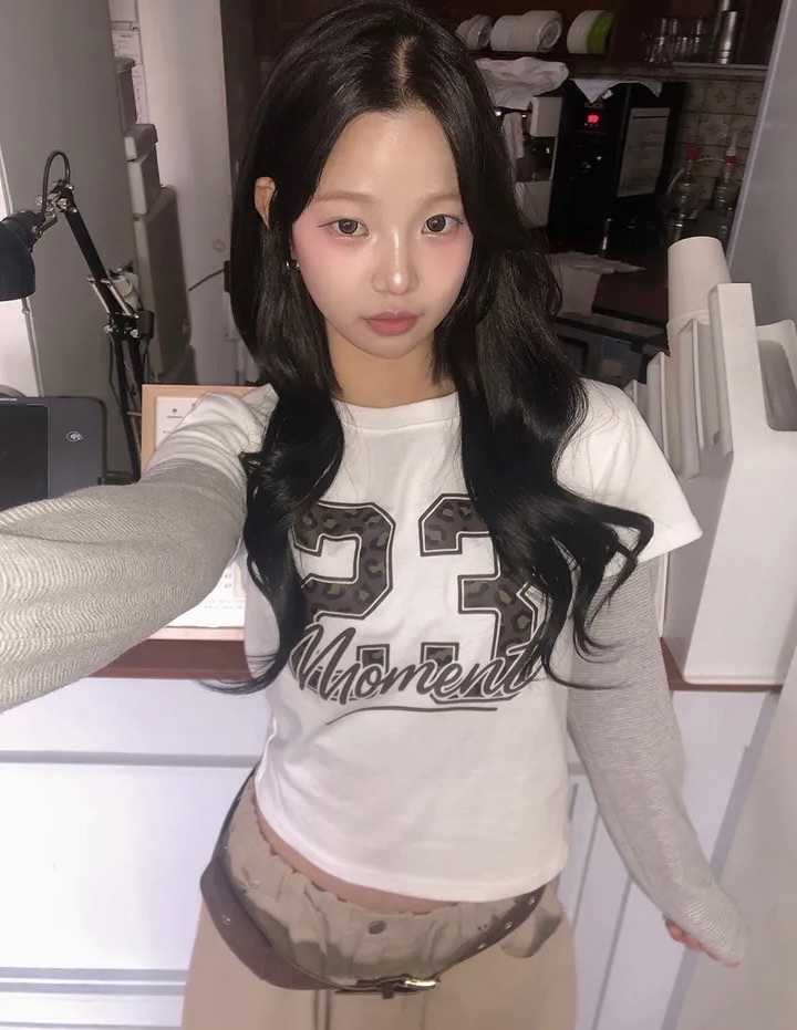 【25/1截單！首批優惠價預訂】$99 跑量價！韓國豹紋23疊穿長袖上衣（3色）