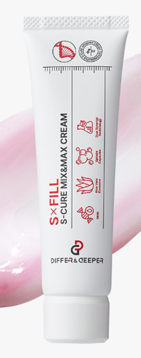 TZ014 DIFFER & DEEPER S-CURE MIX&MAX 雙效毛孔緊緻乳霜 50ml EXP: 2028年或以上