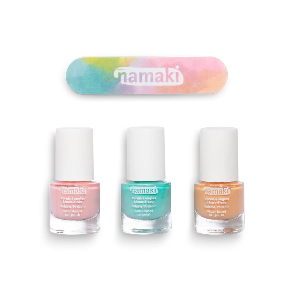 namaki 兒童水性指甲油組-馬卡龍