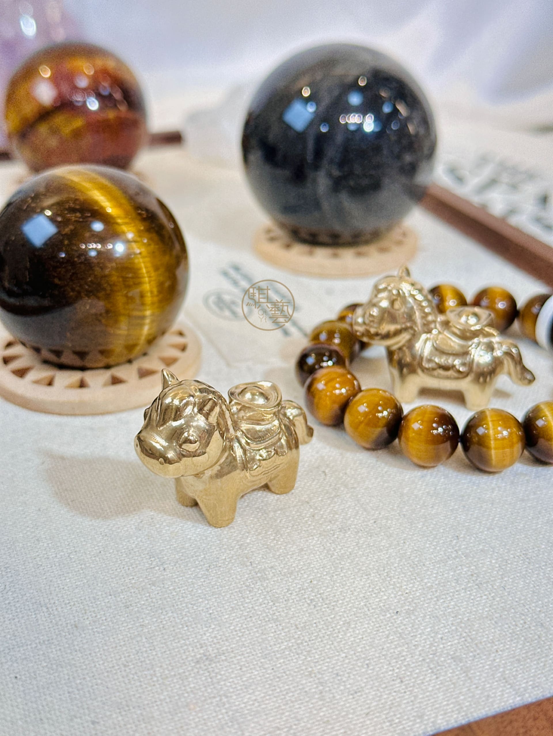 黃銅礦「馬上有錢」小擺件｜行動力 × 財流啟動狀態