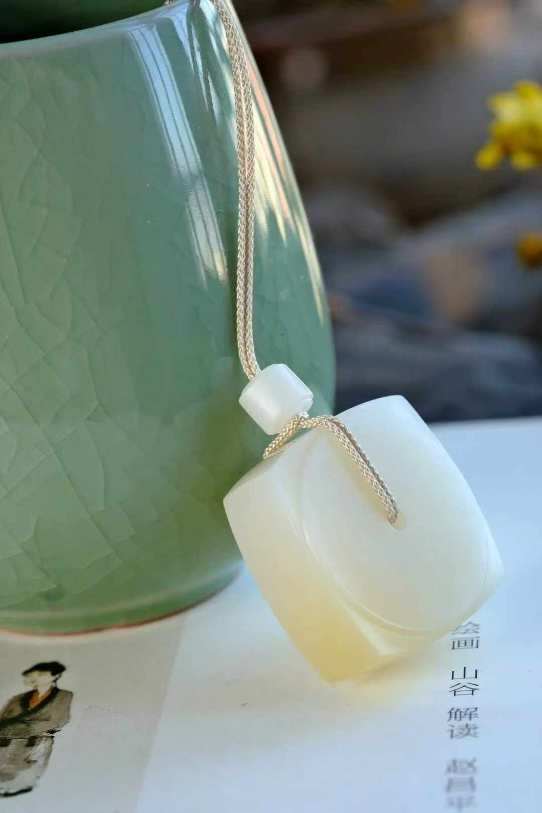 和田玉玉琮,天然和田玉軟玉