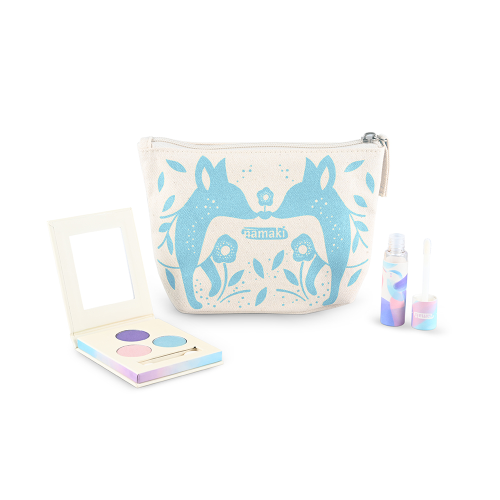 namaki 藍狐魔法兒童彩妝包