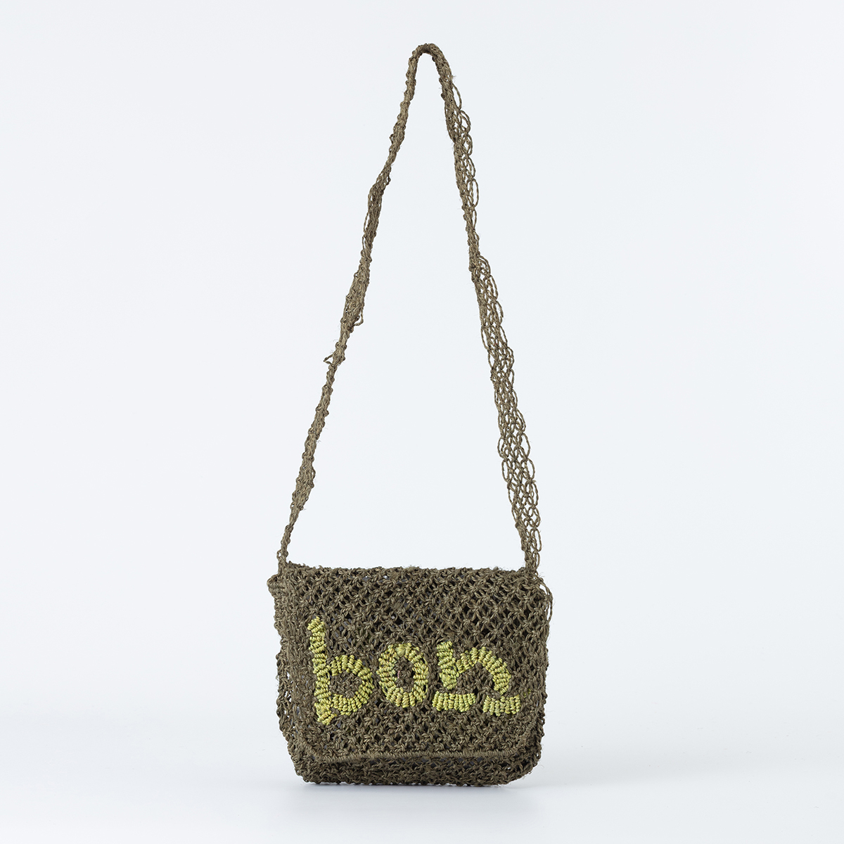 Bon jour 編織包-Lola-橄欖綠