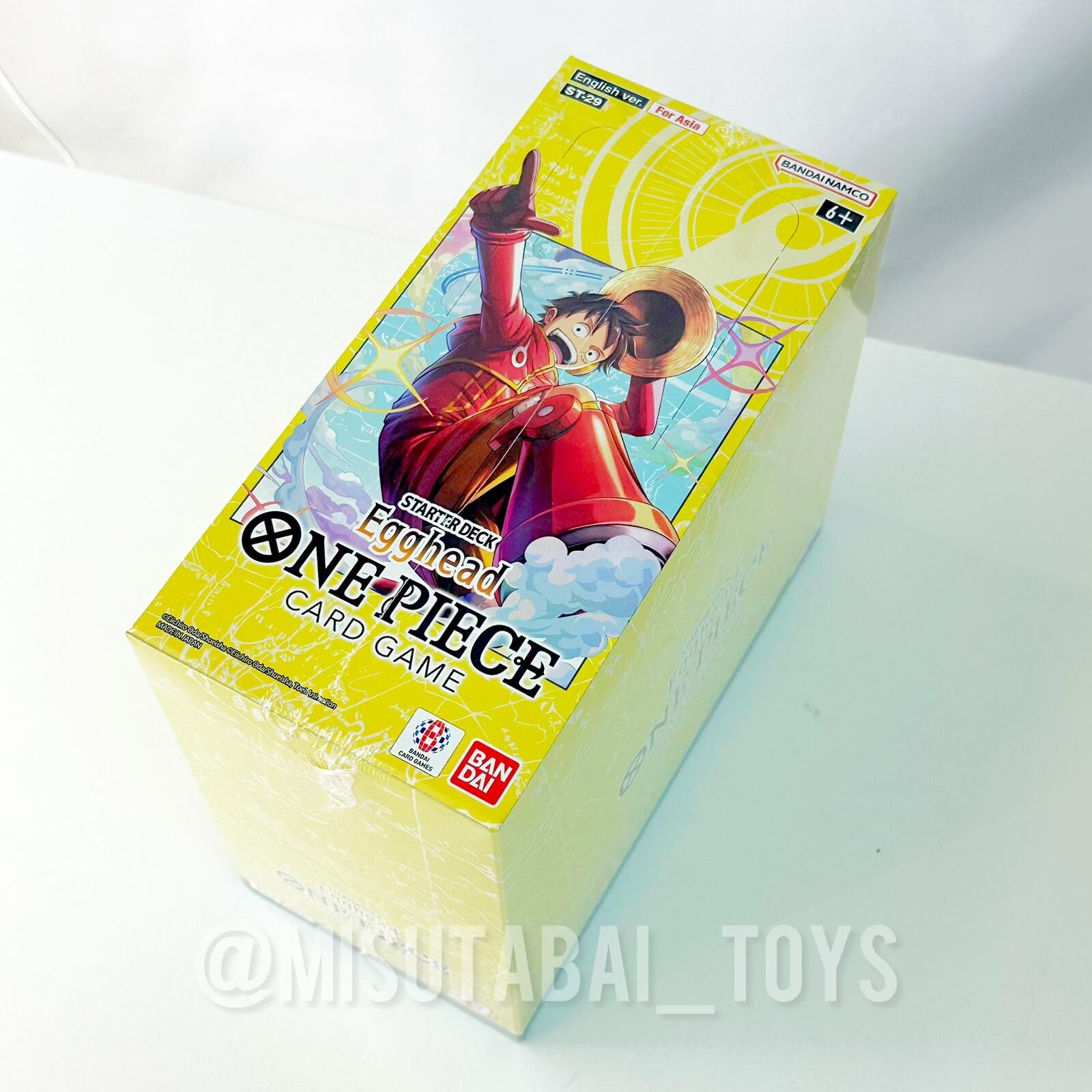 [ST-29] Bandai One Piece Card Game Starter Deck Egghead (Eng Ver.) Whole Box (6 boxes)