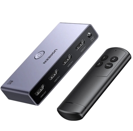 Ugreen HDMI 2.1 屏幕切換器 3進1出_CM624 - 15604