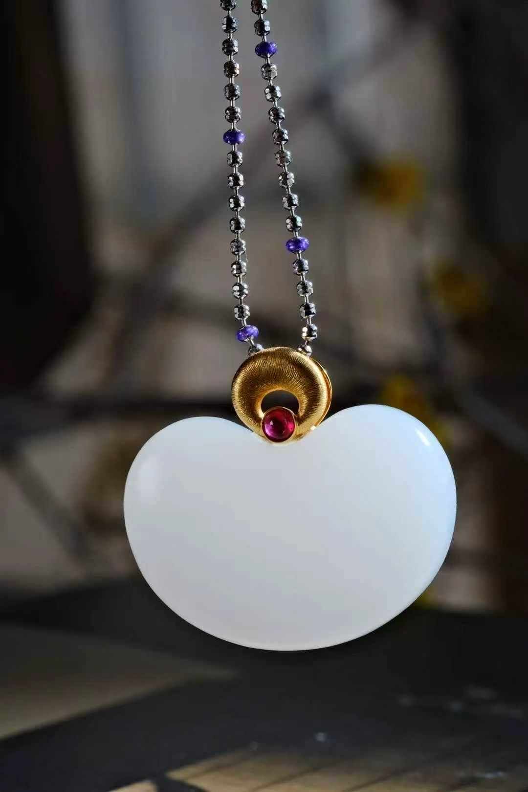 和田玉于田平安豆,天然和田玉軟玉