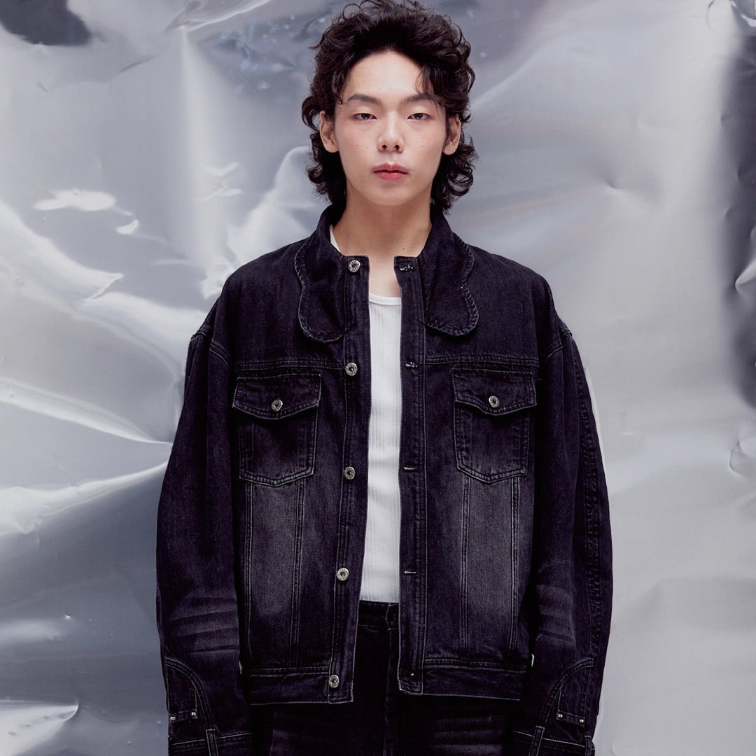 NEISH｜Urban Drift Denim Jacket (Faded Black)