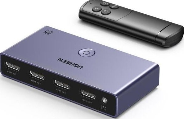 Ugreen HDMI 2.1 屏幕切換器 3進1出_CM624 - 15604