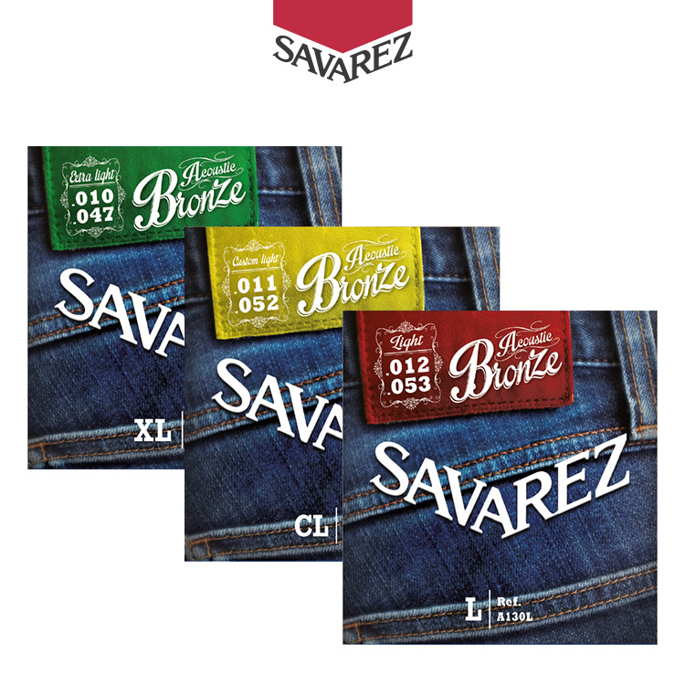 SAVAREZ Acoustic Bronze 系列 黃銅 木吉他弦