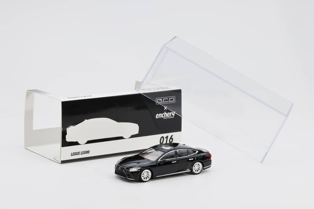 預訂:1/64 GCD x Enchery  #16 Lexus LS500 Black (GE-004-16 )