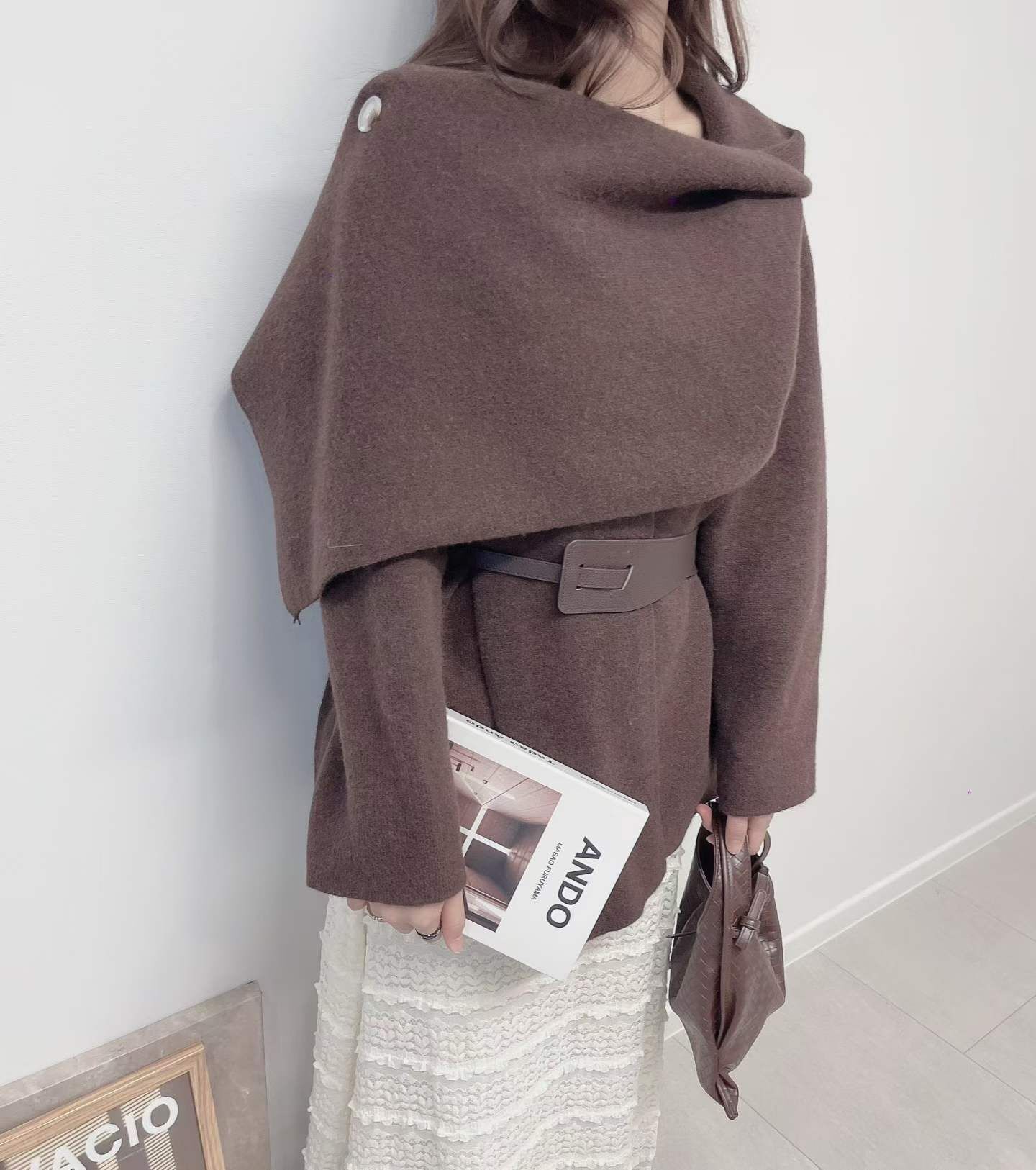 LU5422 韓劇氣質垂墜領外套 *特價* (優惠碼同充值購物金不適用)