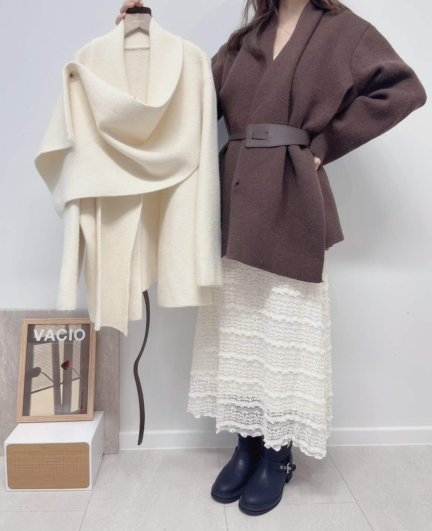 LU5422 韓劇氣質垂墜領外套 *特價* (優惠碼同充值購物金不適用)