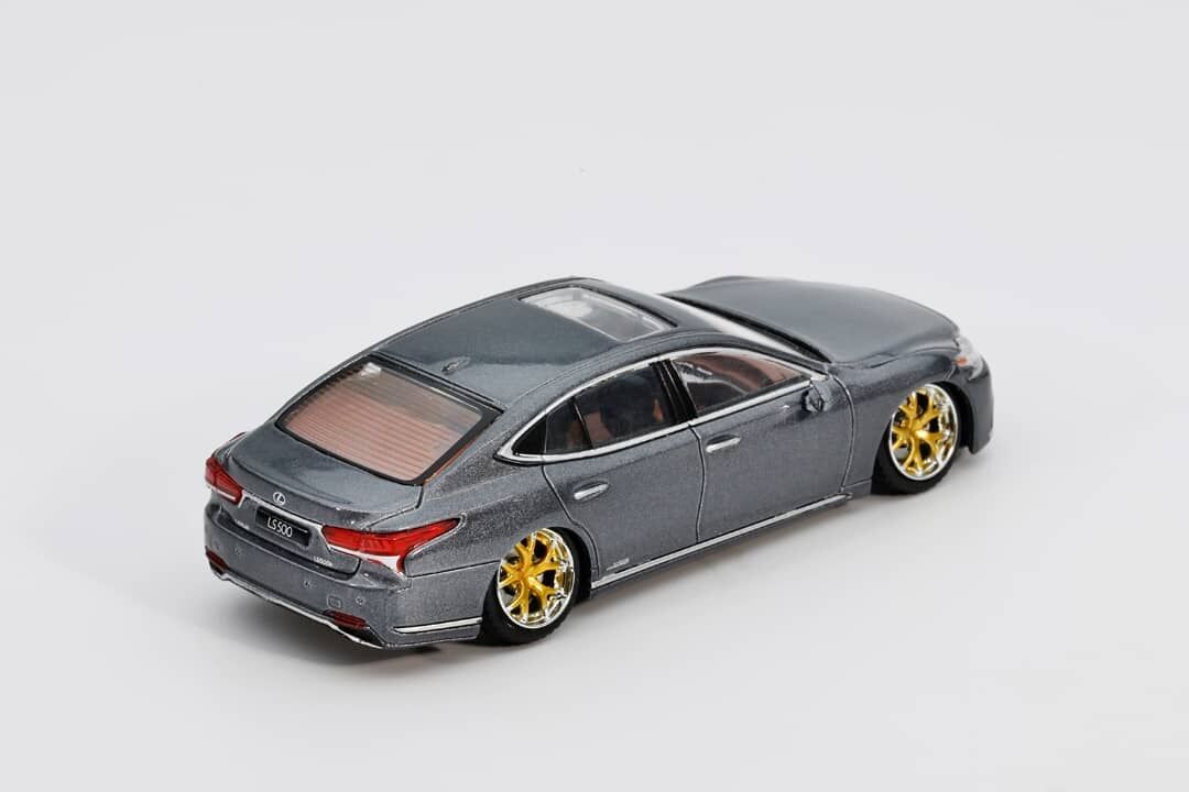 預訂:1/64 GCD x Enchery #20 Lexus LS500 Stance Grey (GE-004-20)