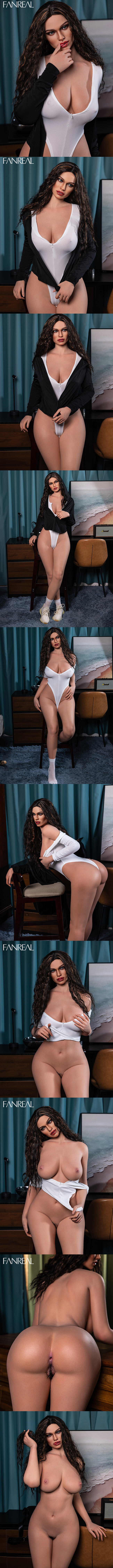 FANREAL 170cm皮紋款 G胸 Kelly 深膚 擬真矽膠娃娃 凡瑞 silicone sex doll