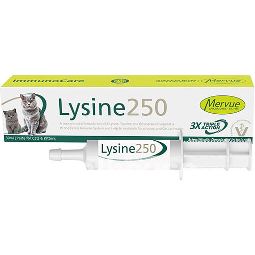 Mervue lysine 250 for Cats 30ml