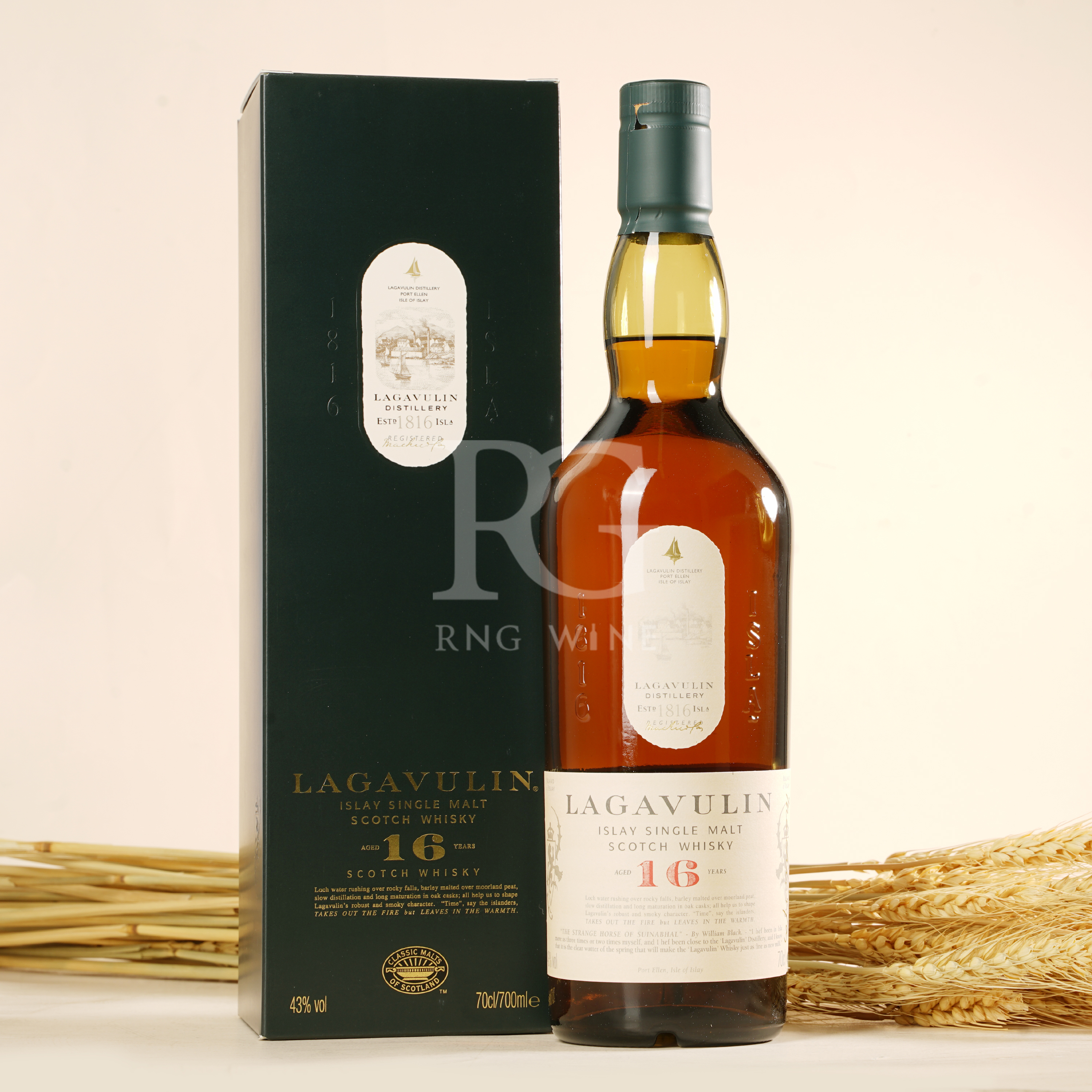 Lagavulin 16 Year Old Single Malt Scotch Whisky (700ml)