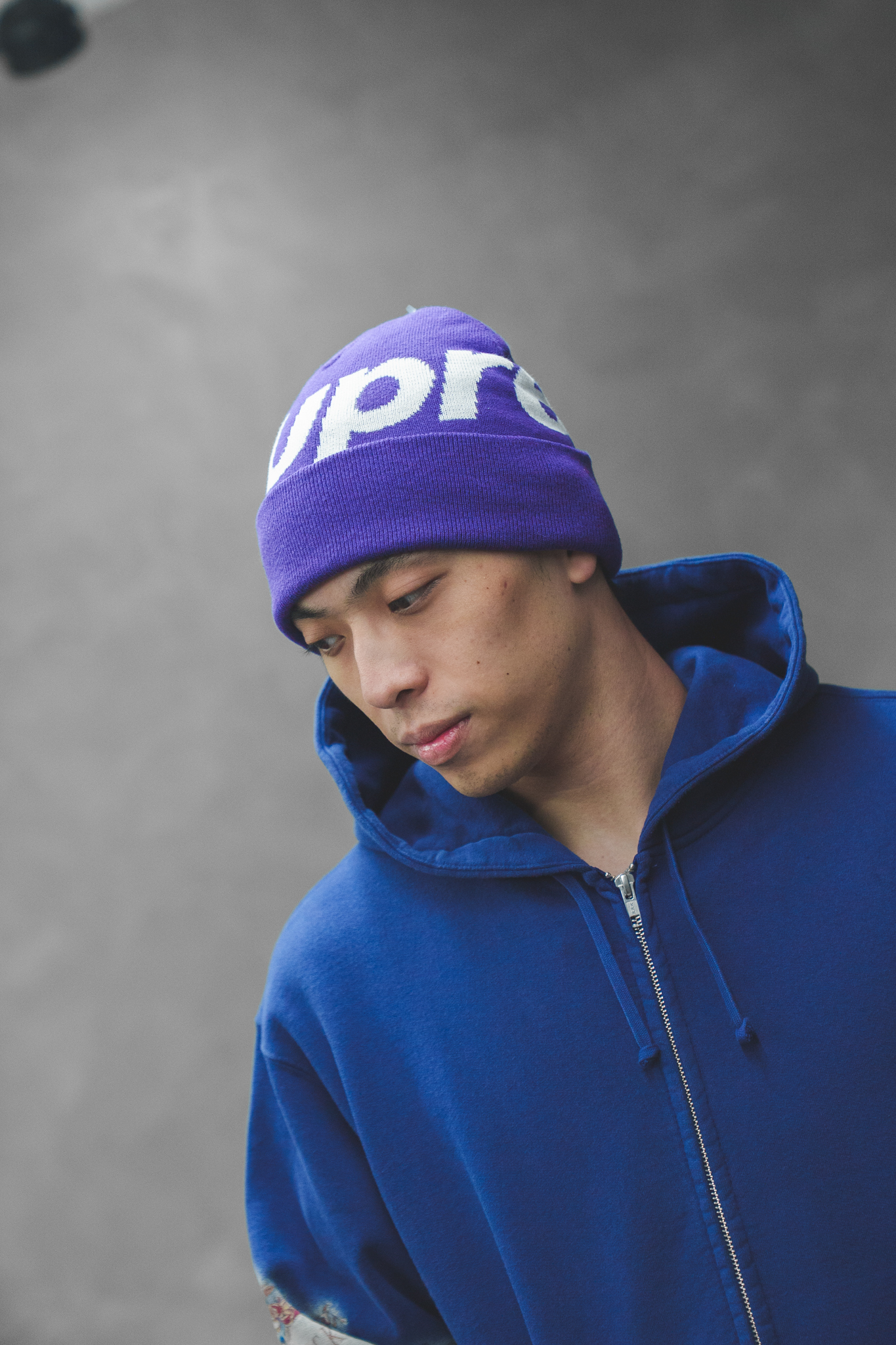 【Focus Store】現貨秒發 Supreme FW23 Week11 Big Logo Beanie 紫 綠 兩色 毛帽