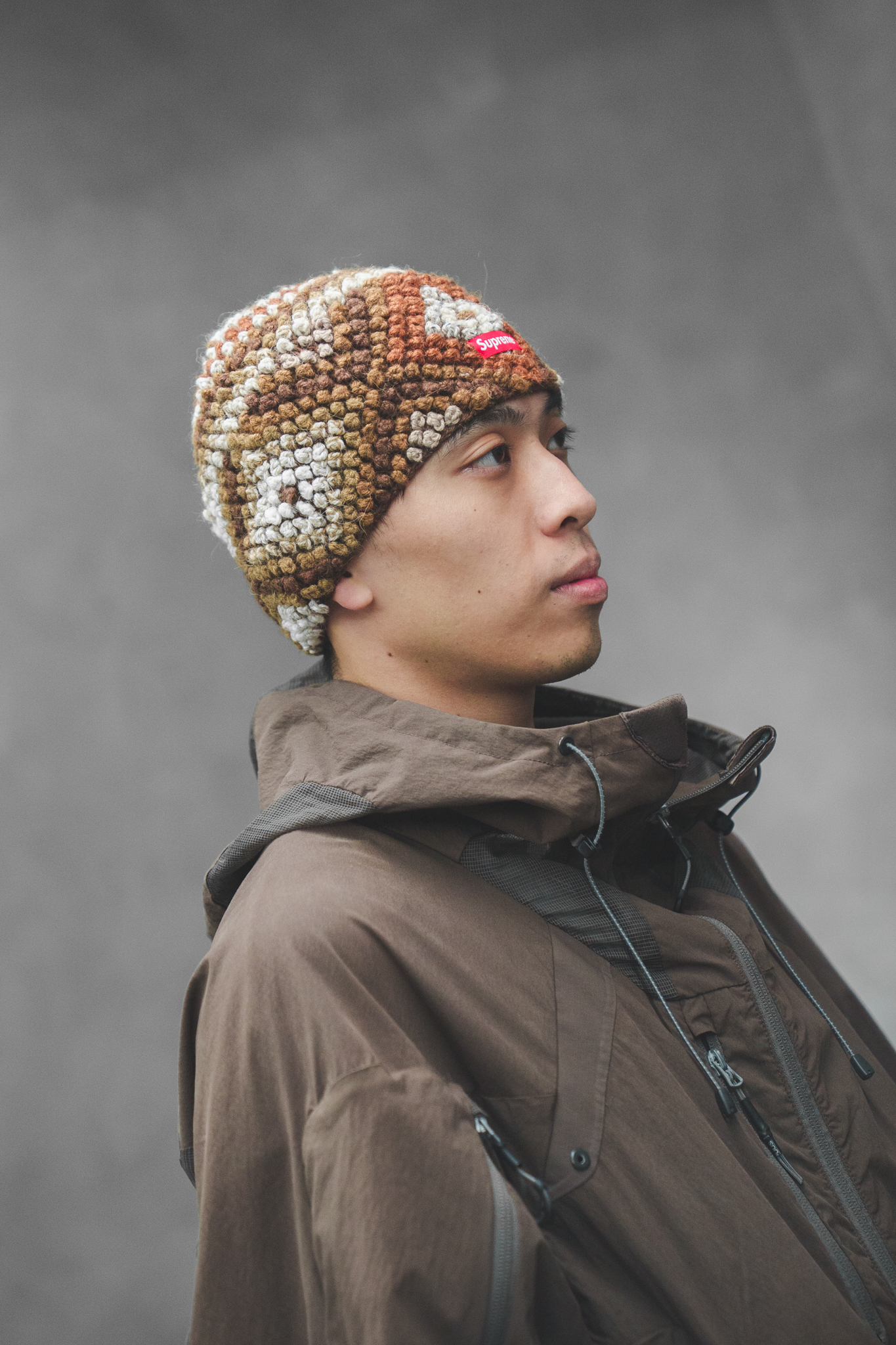 【Focus Store】現貨秒發 Supreme FW25 Week8 Textured Knit Beanie 羊毛混紡 絨線帽 彩色/棕色