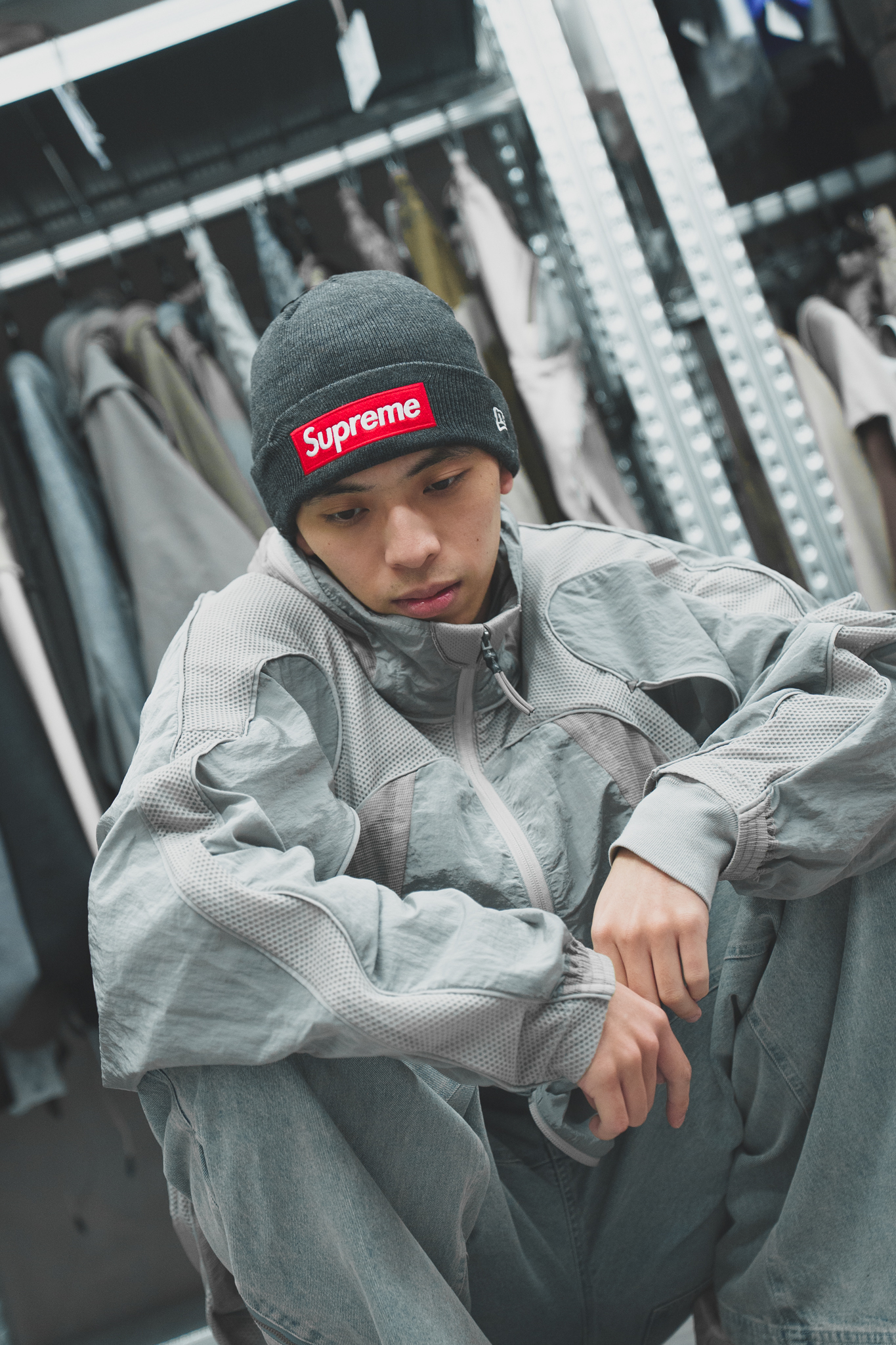 【Focus Store】現貨秒發 Supreme x New Era FW21 Week16 Box Logo Beanie 兩色 毛帽