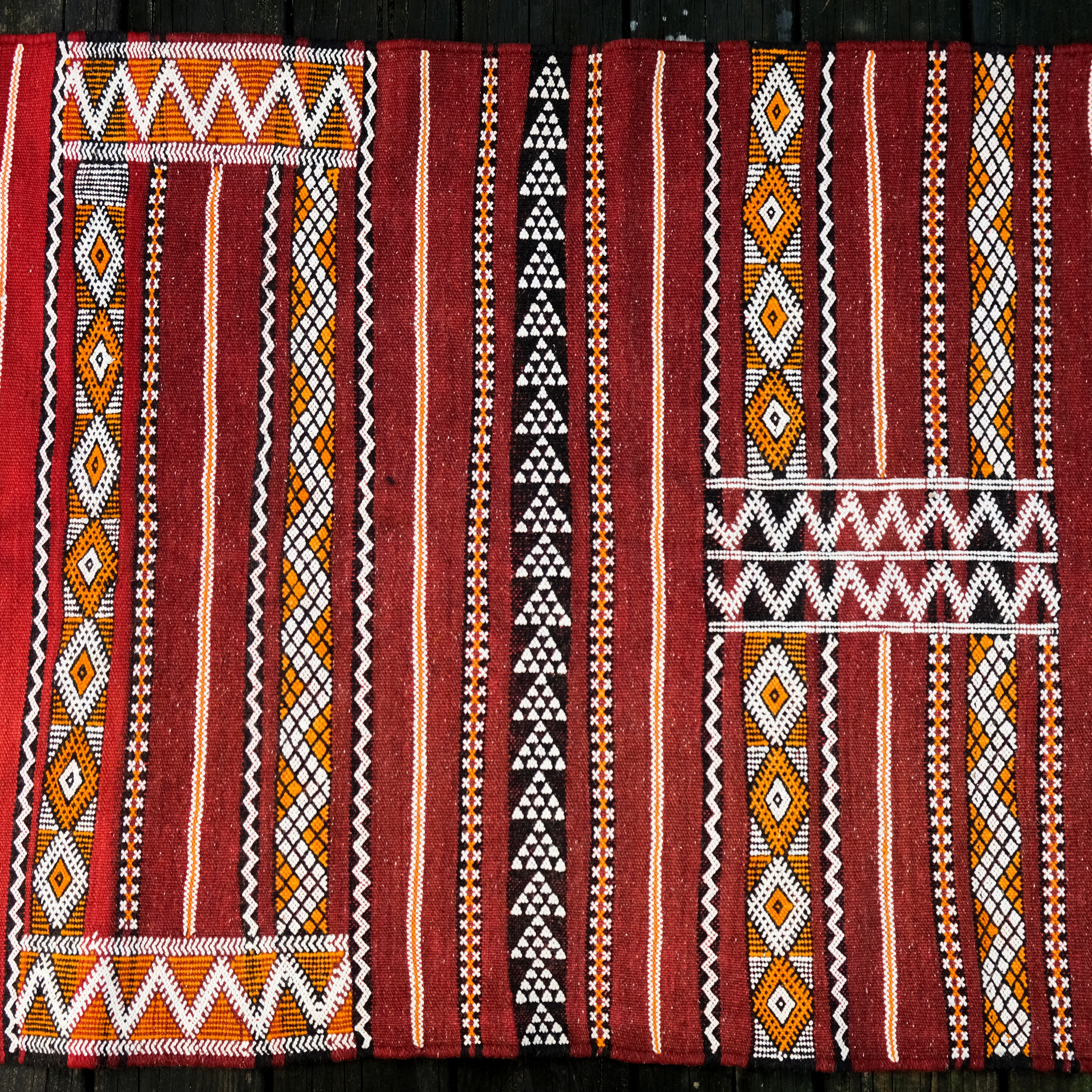 北非傳統手織地毯｜Kilim 日出｜摩洛哥