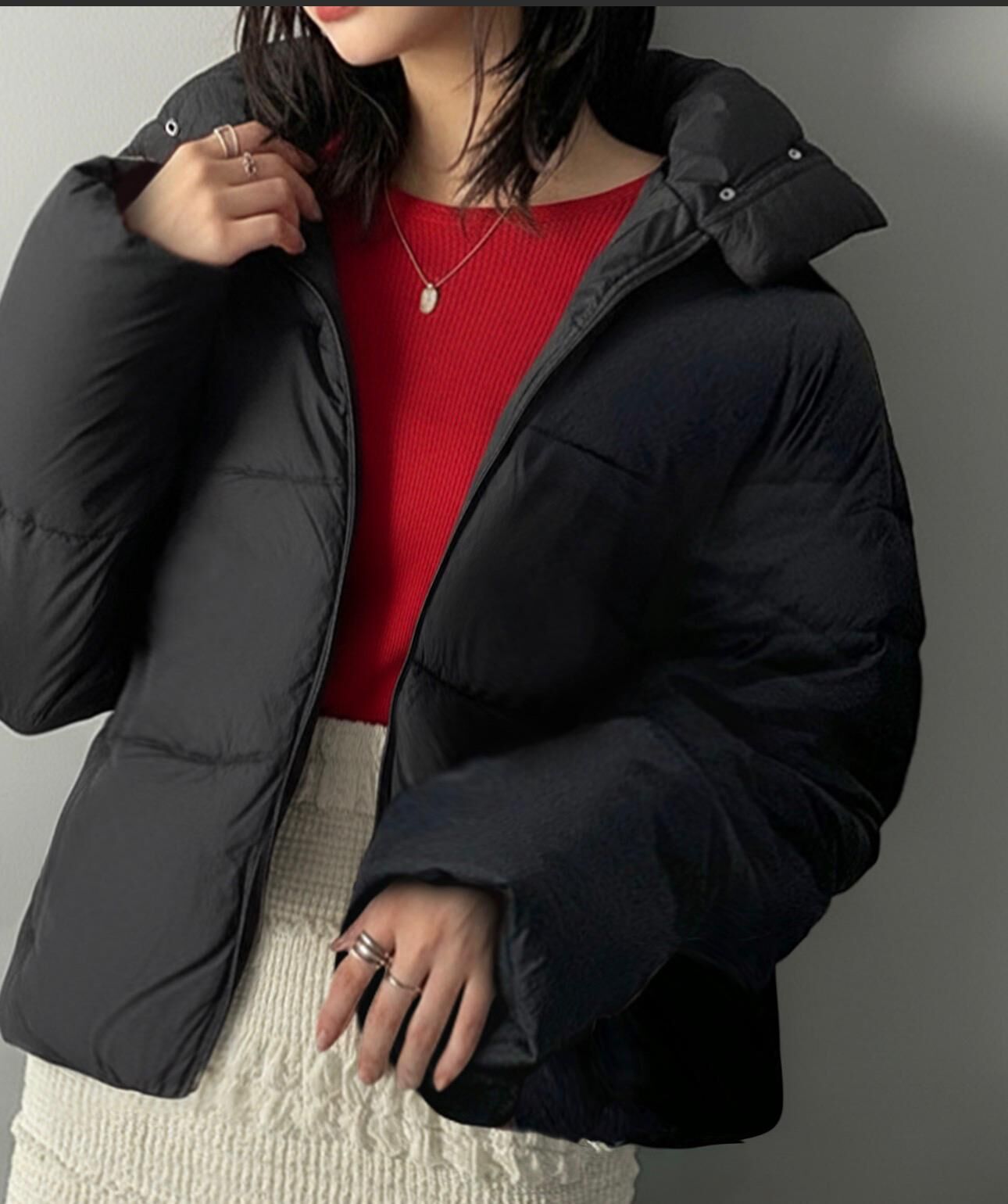 【預購】JN011902 Java 高領短版外套