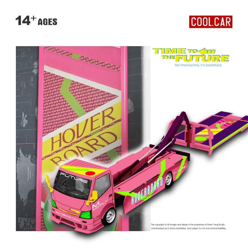 預訂:1/64 Cool Car Hino 300 Tow Truck Hoverboard (CC647227 )