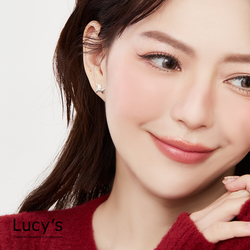 925純銀 小木馬 耳環 (129076)