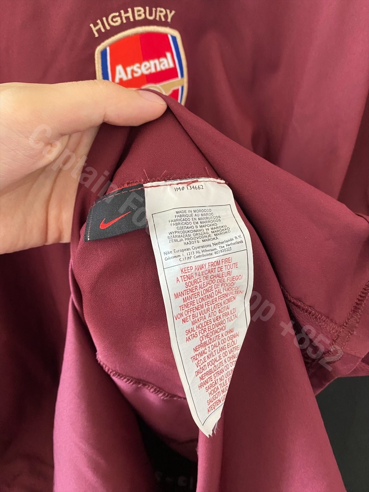Arsenal 2005-2006 Nike Highbury Home Shirt #10 BERGKAMP