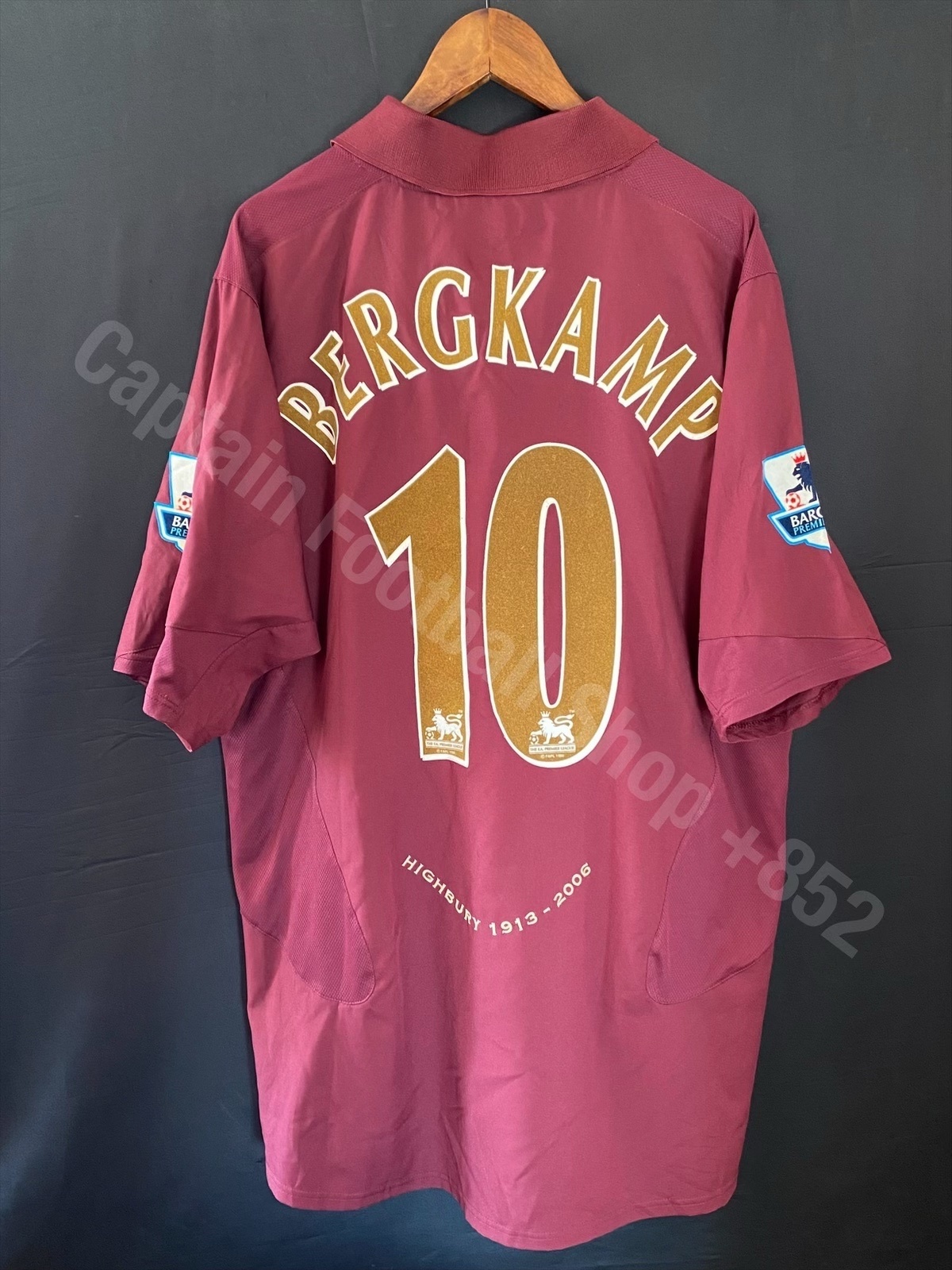 Arsenal 2005-2006 Nike Highbury Home Shirt #10 BERGKAMP