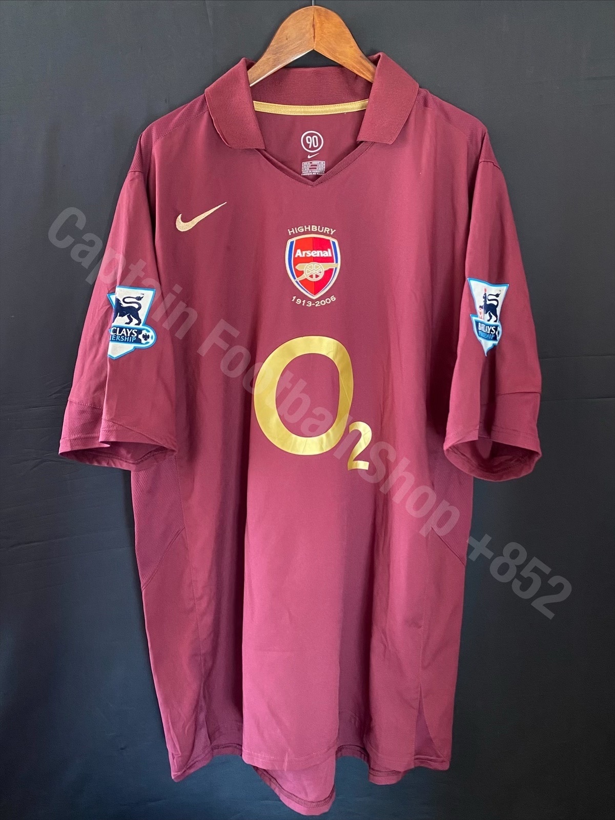 Arsenal 2005-2006 Nike Highbury Home Shirt #10 BERGKAMP