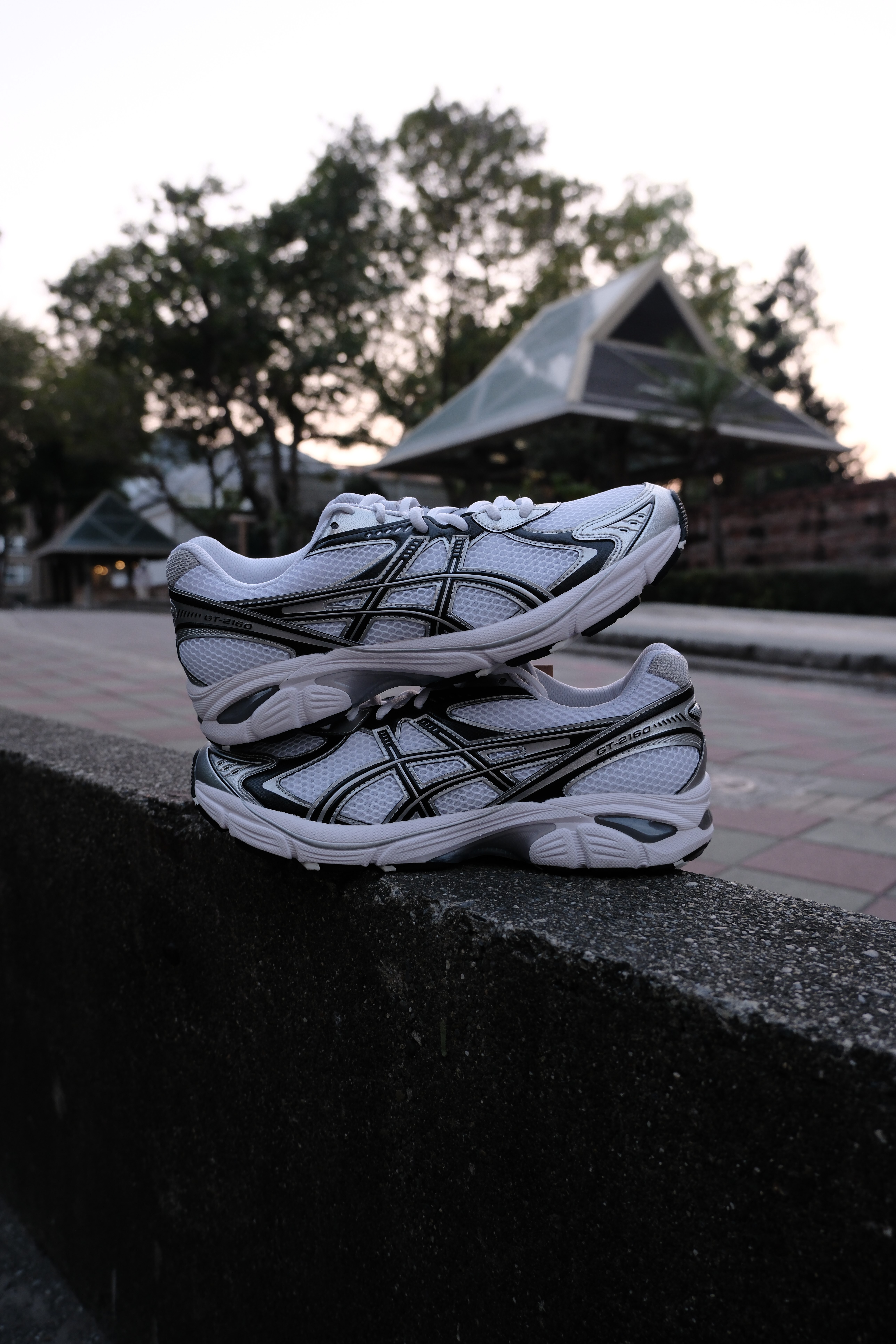 Asics 亞瑟士 GT-2160 白黑銀 復古 運動 休閒鞋 1203A796-100