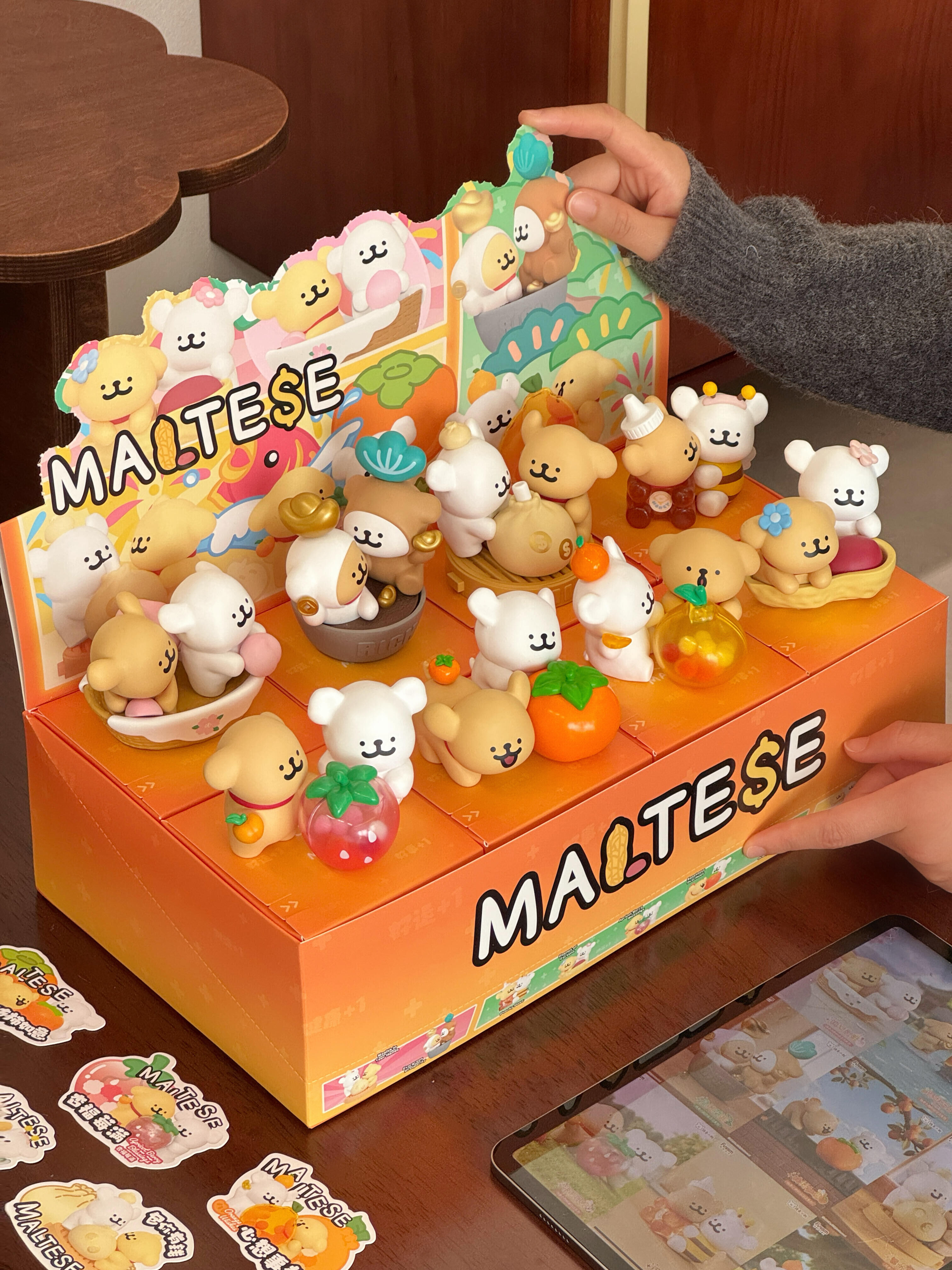 線條小狗 Maltese 馬爾濟斯 正版授權 好運汪汪系列 公仔 盲盒 新年限定 8+1款(任買兩件7-11免運)/預購