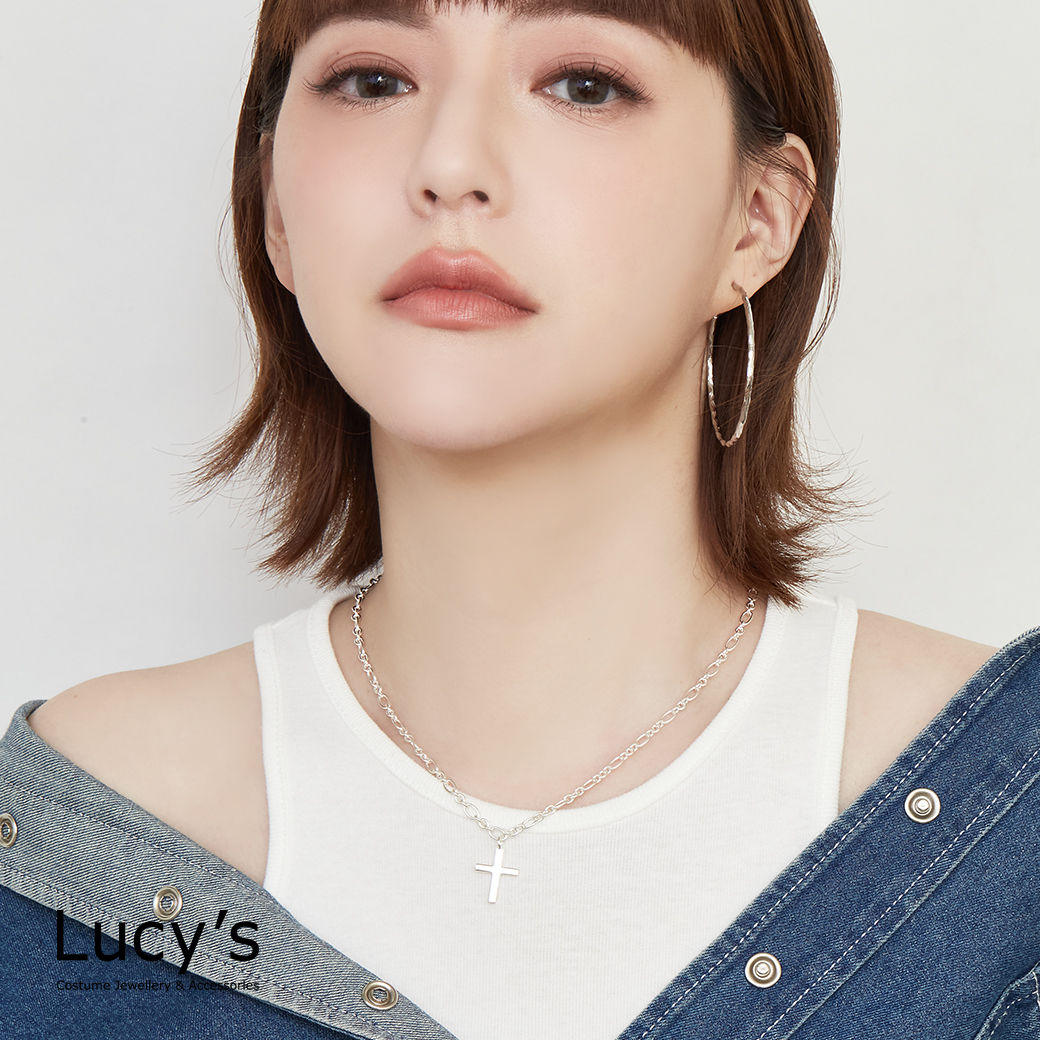 925純銀 十字信仰 項鍊 (126878)