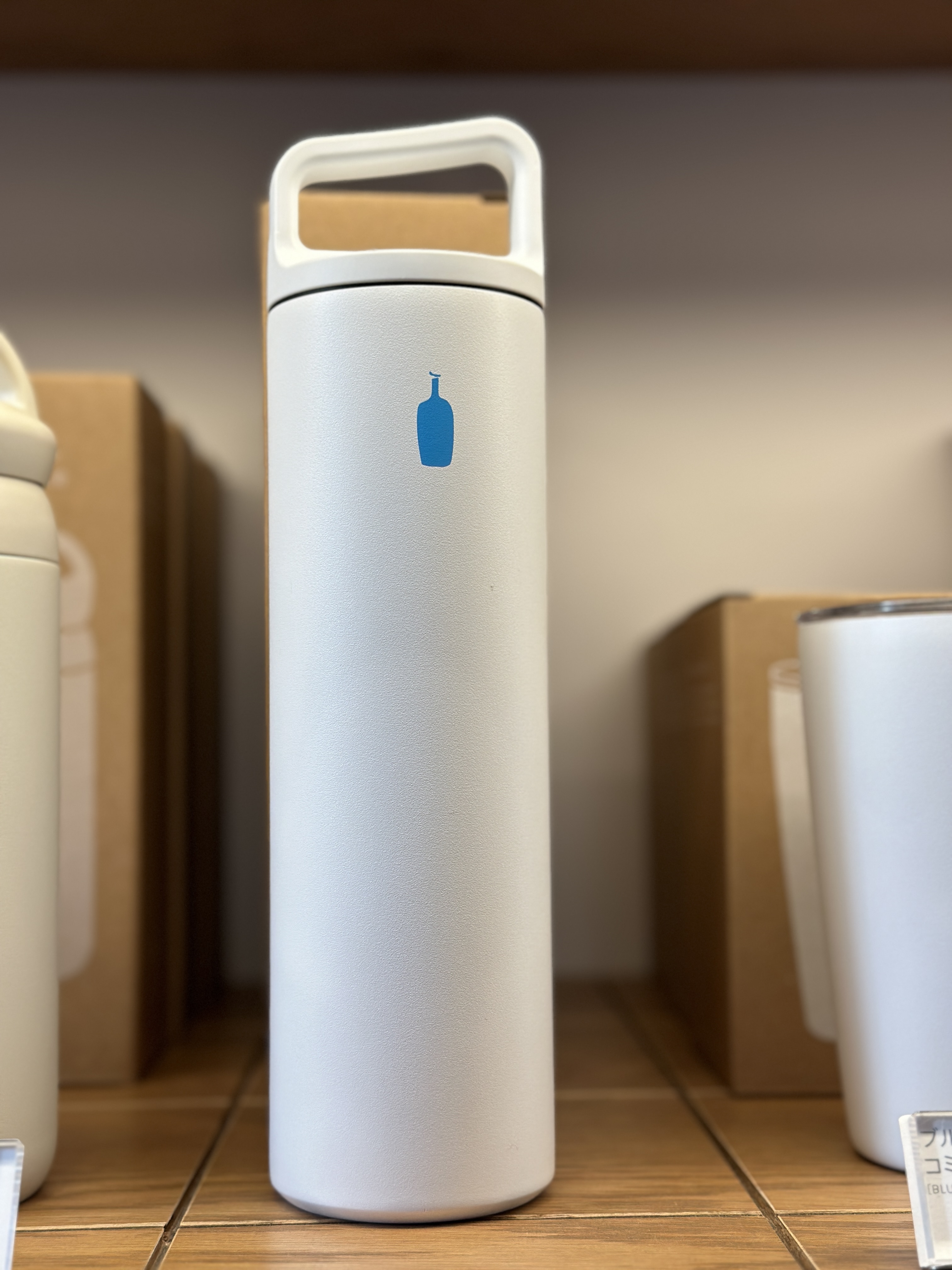 【日本限時連線🇯🇵  1/20中午12:00 準時收單 ✈️ 】Blue Bottle coffee CLIMATE+ BOTTLE 20oz (White) 小藍瓶 提把保溫瓶 白色