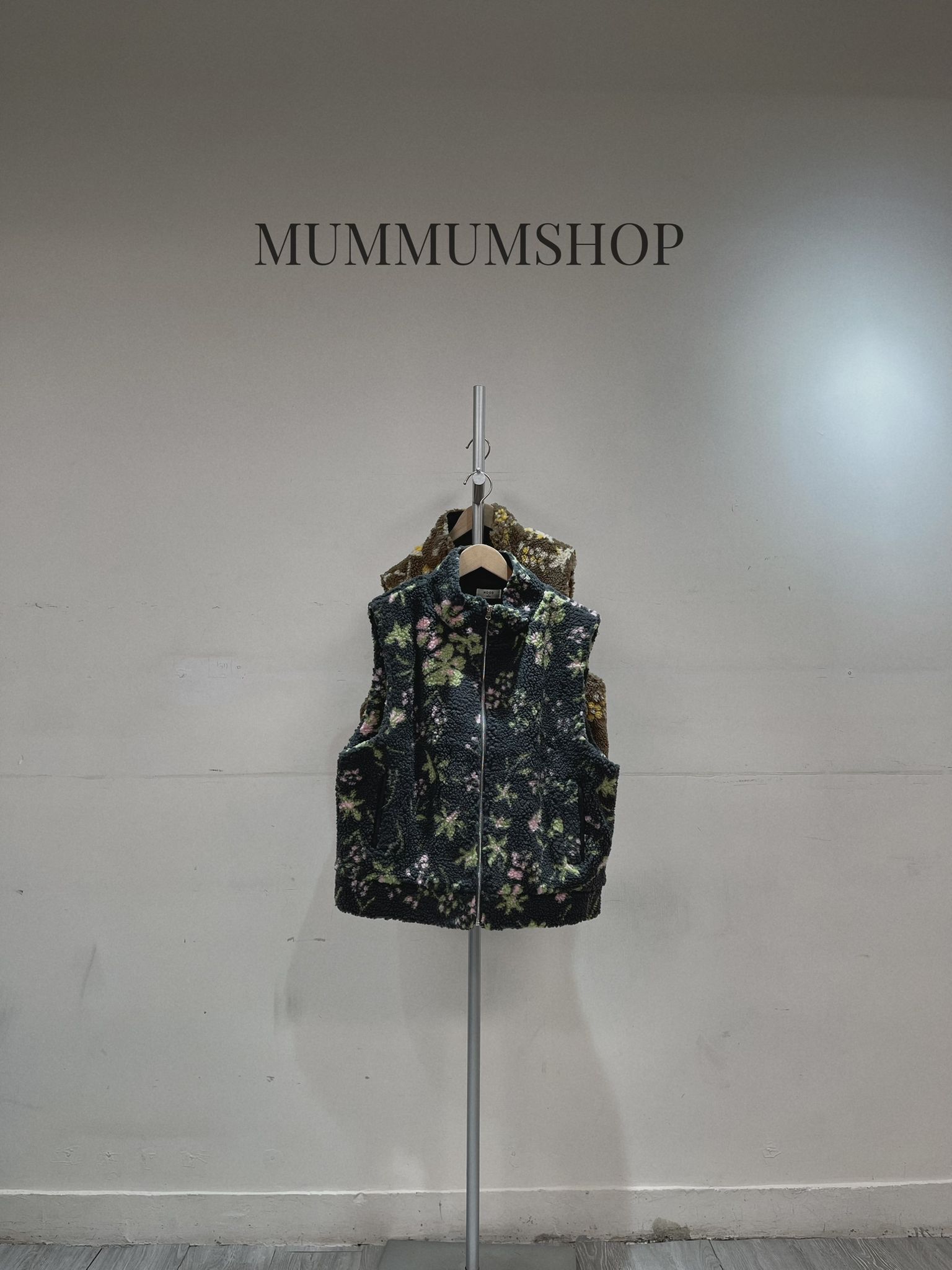 0213105/花花搖粒絨背心外套/50/44/23