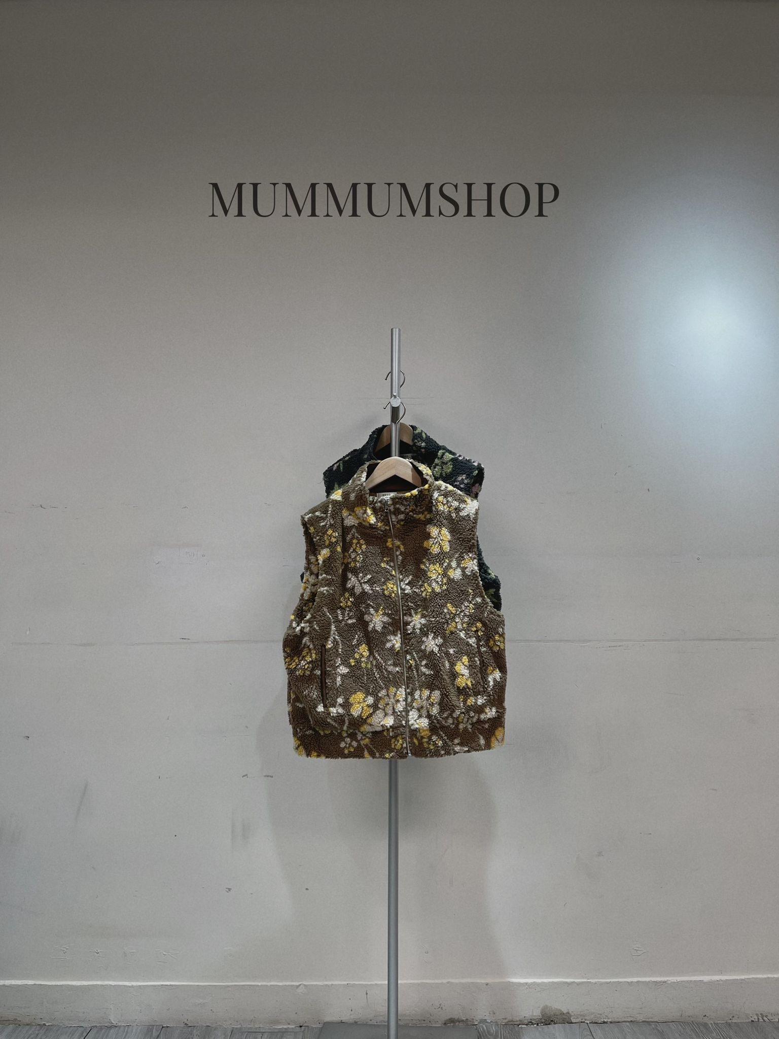 0213105/花花搖粒絨背心外套/50/44/23