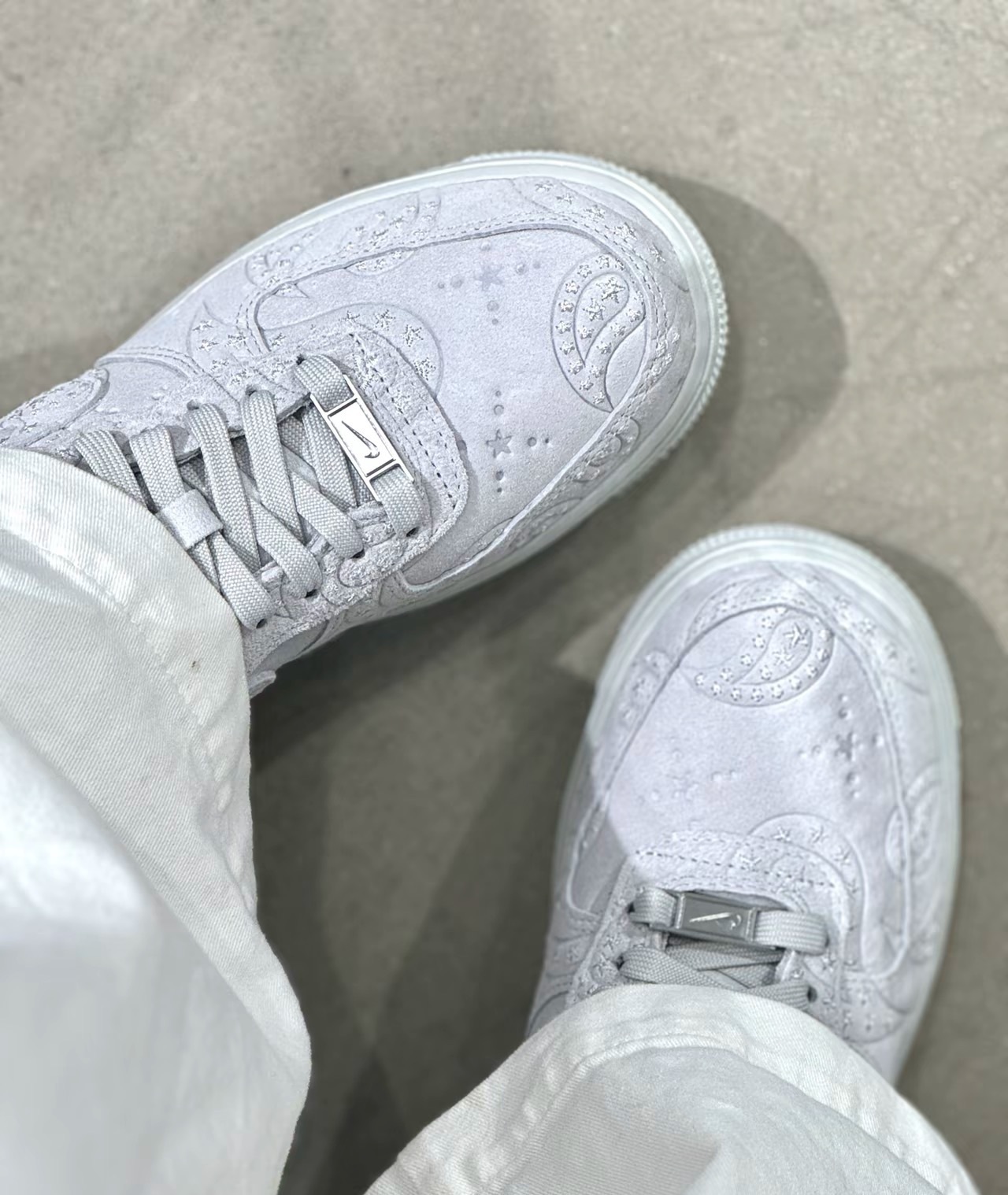 KTQ STORE ‧ Nike Air Force 1 "07 PRM"腰果花 變形蟲 麂皮灰 灰銀 鐵灰 IO1259-002