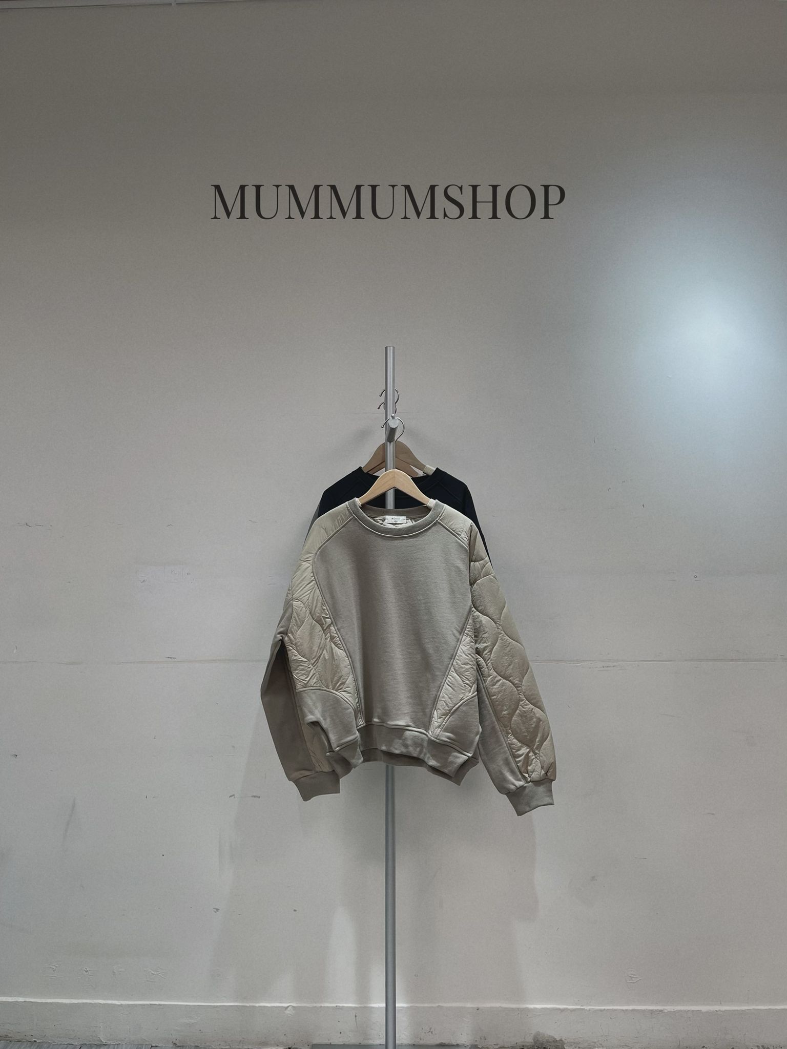 0213109/簡約拼接圓領衛衣/50/48/22