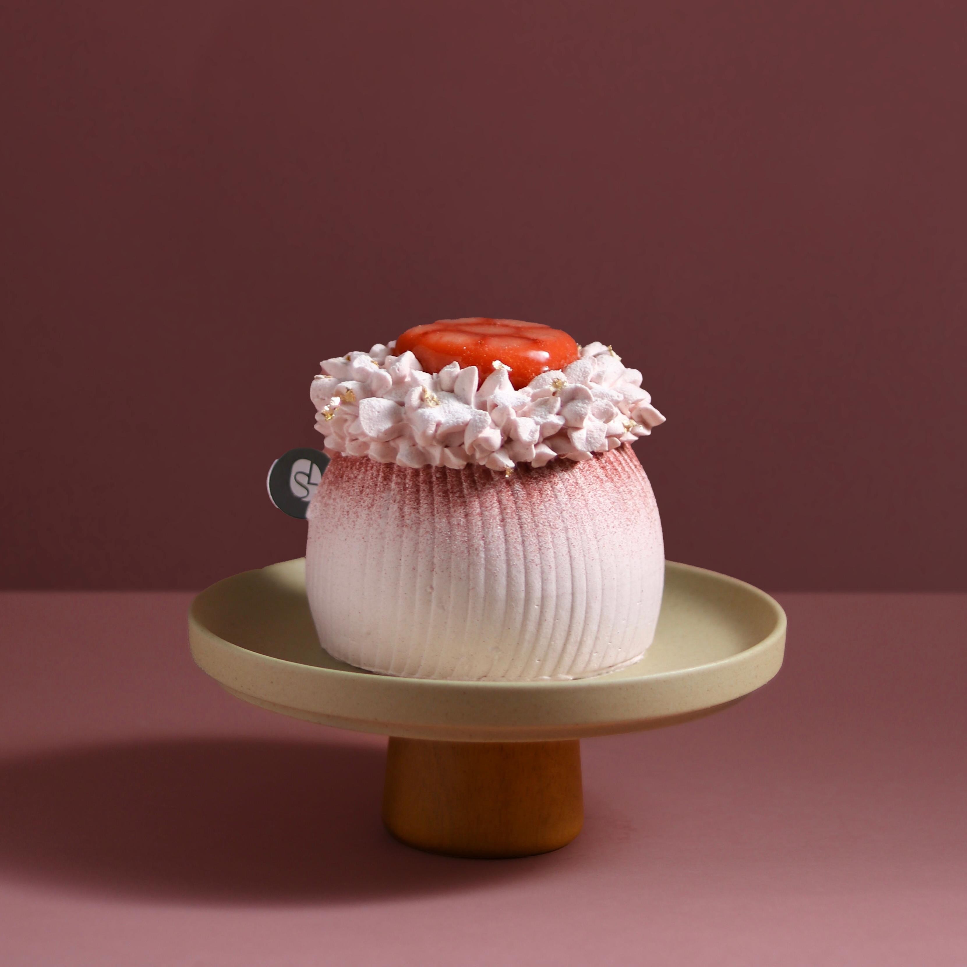 日式輕芝士草莓蛋糕