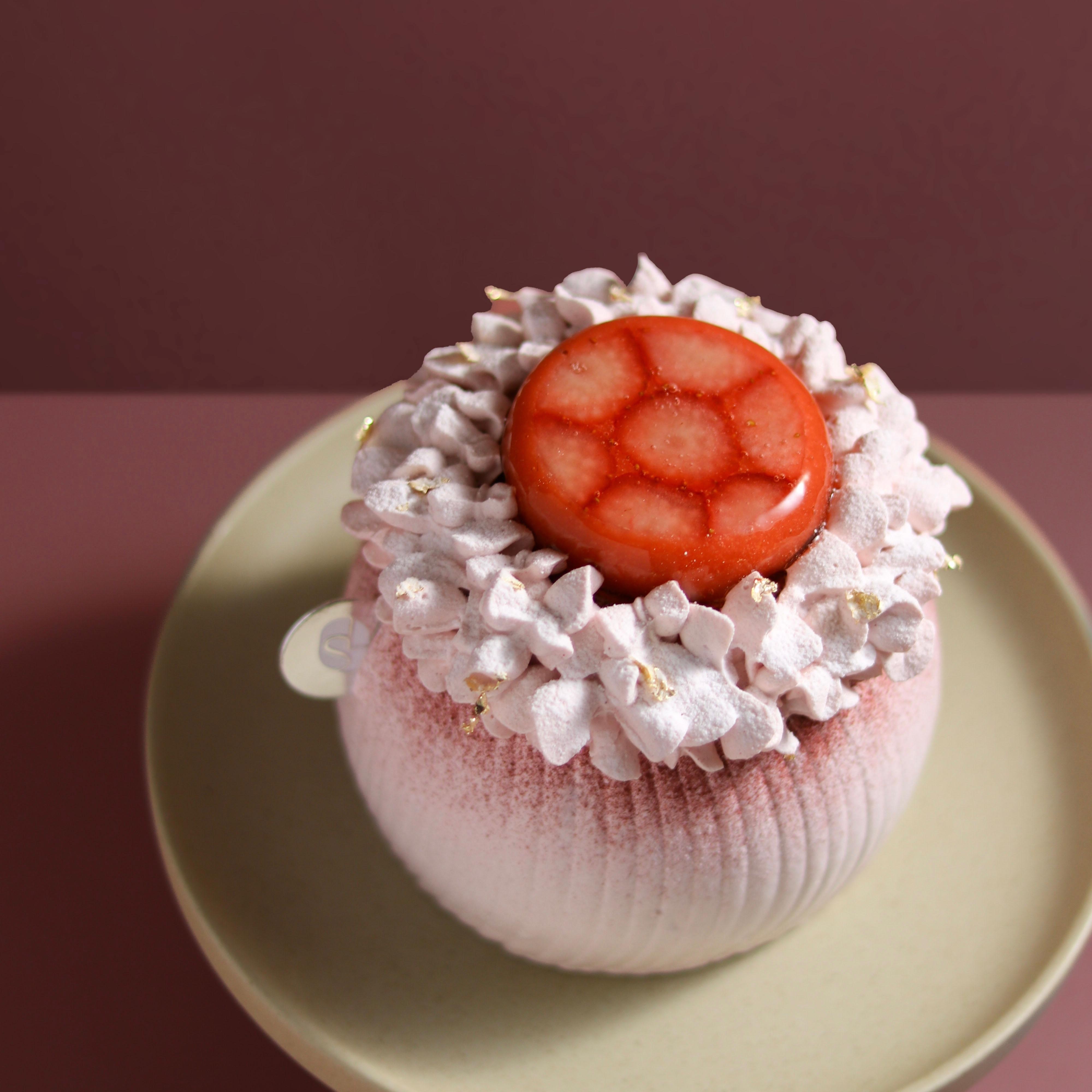 日式輕芝士草莓蛋糕