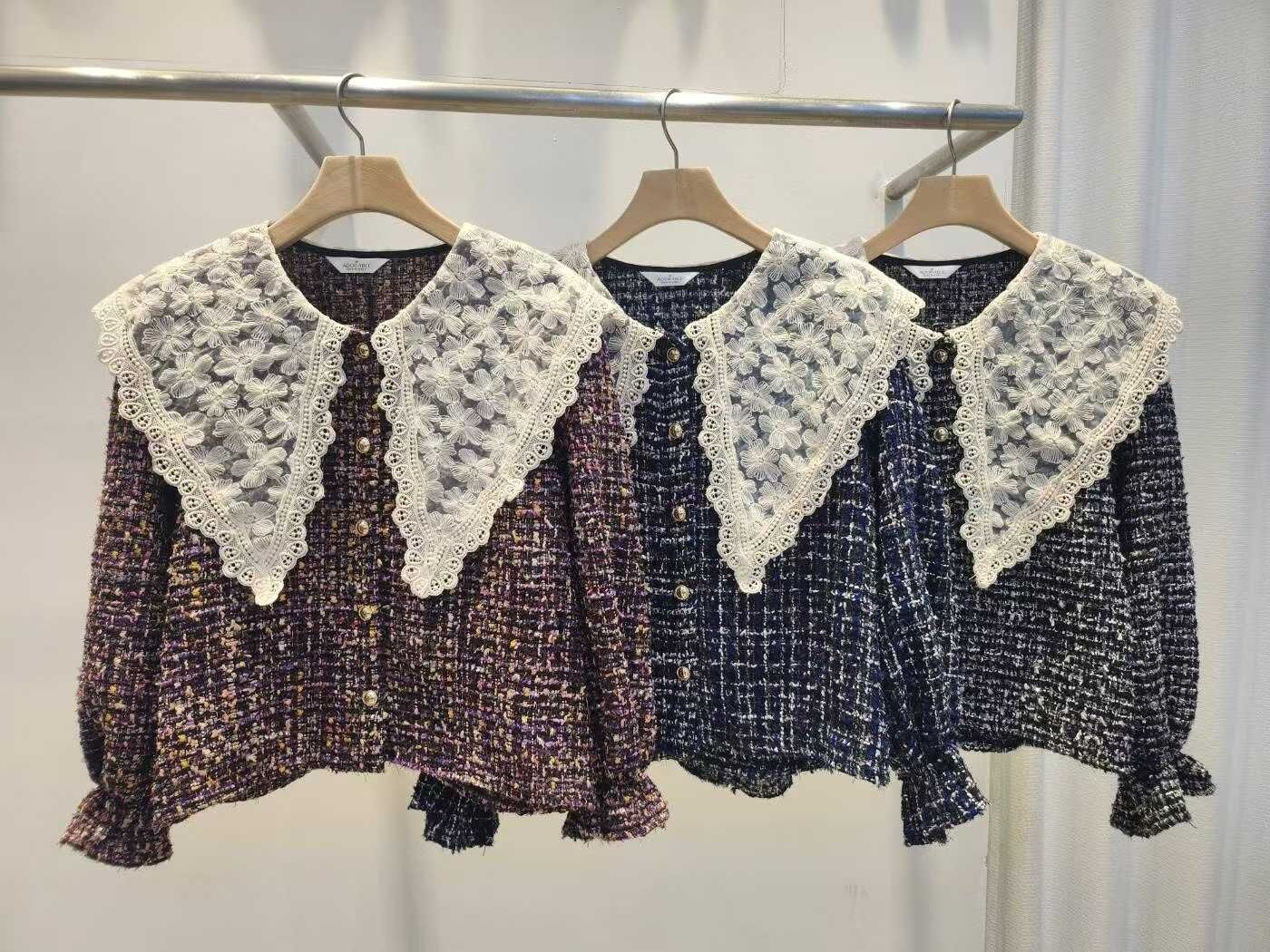 AE25  開胸 小香風LACE 胸41  長20 $419 (一口價)